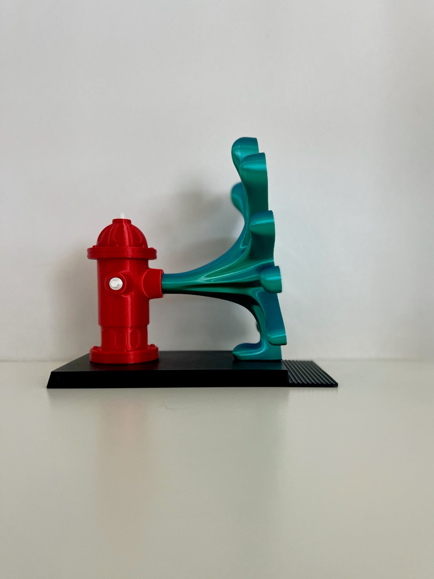 Whimsical Fire Hydrant Bookend | Colorful, Handmade Book Holder for Home or Office Decor