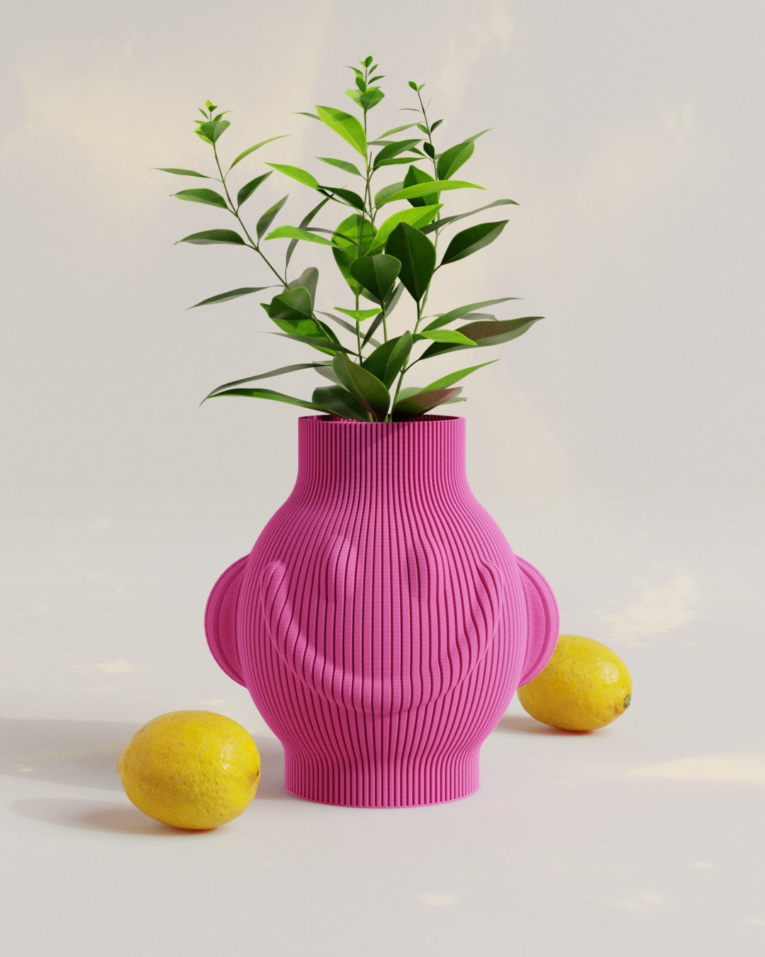 Brehmwood Creative Lemonchik Vase Modern Contemporary by Kowafat.