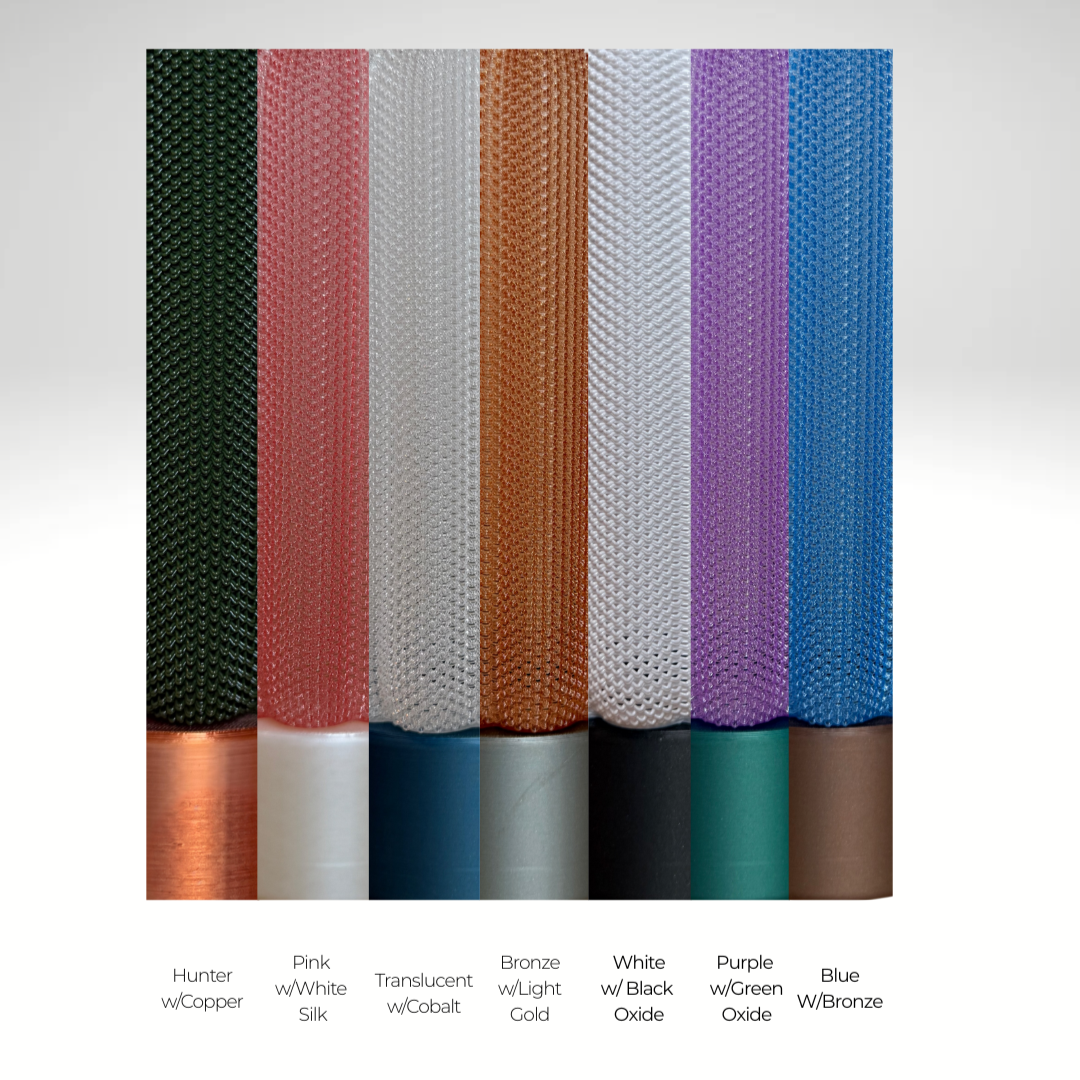 Variety of colorful lampshades for the SARA Table Lamp, showcasing options like green, pink, translucent, and purple, all beautifully arranged.