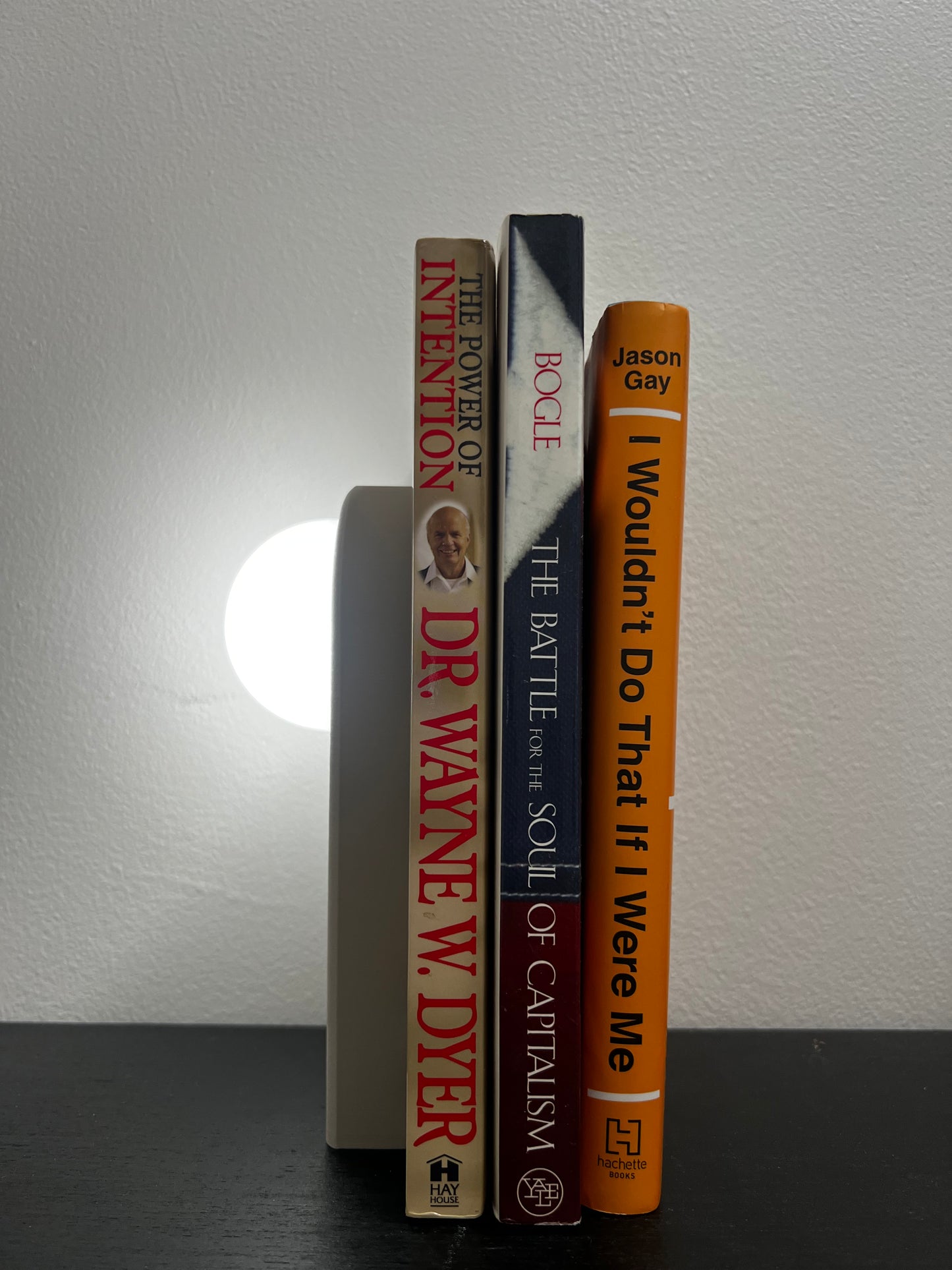 Retro Chic Cozy Lighted Bookend with books, featuring a soft glow in background—perfect for kids’ rooms or libraries.