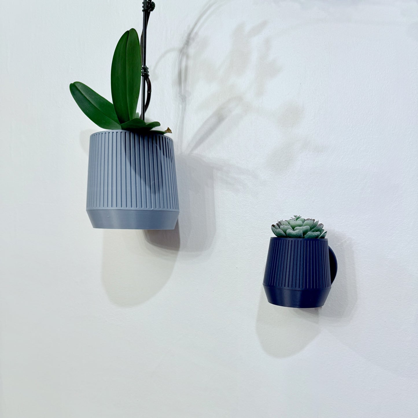 Minimalist Mid-Century Modern wall planter, perfect for adding a refined touch to your décor with a selection of vibrant and neutral hues.