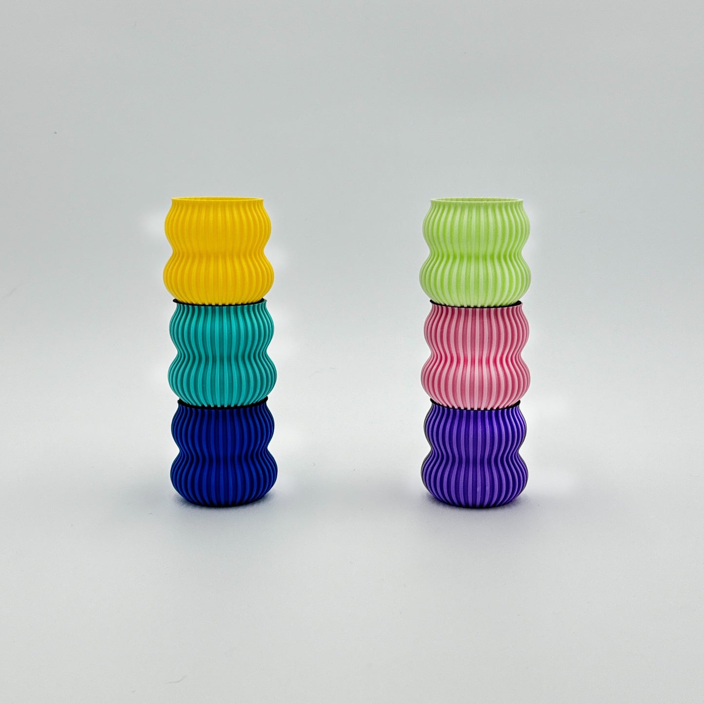Rainbow Organizer Bookend - Colorful Desktop Accessory for Books and Succulent Display