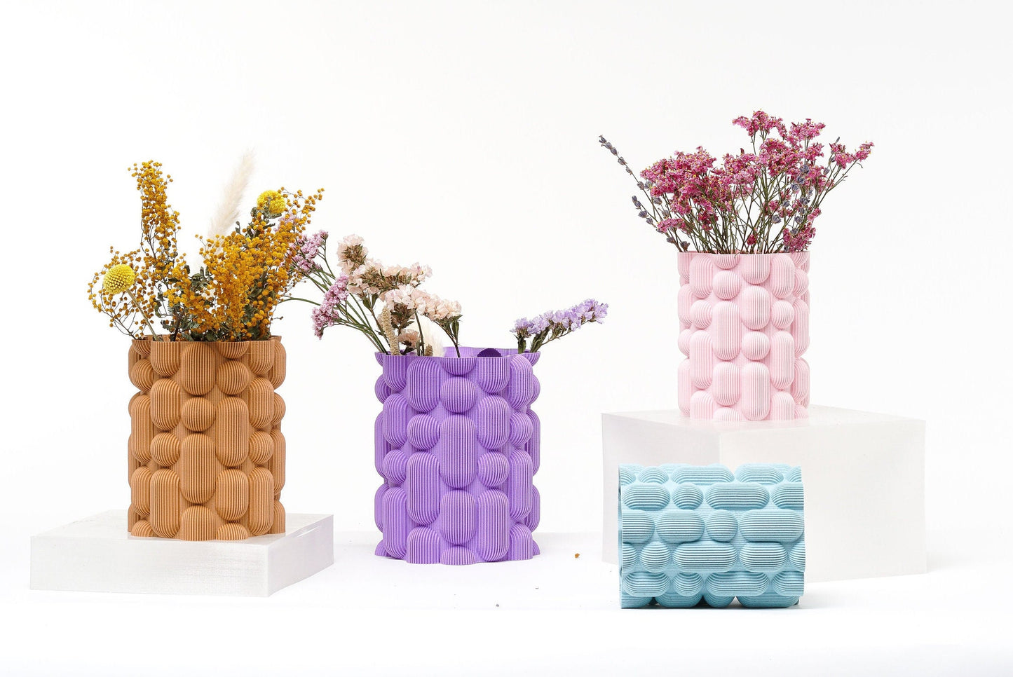 Brehmwood Creative Sleek Lava Contemporary Vase by Kowafat available in 20 matte colors.