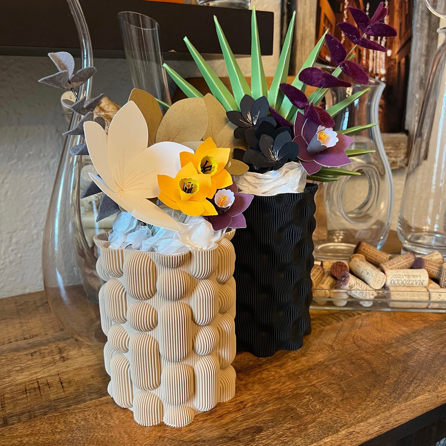 Brehmwood Creative Sleek Lava Contemporary Vase by Kowafat available in 20 matte colors.