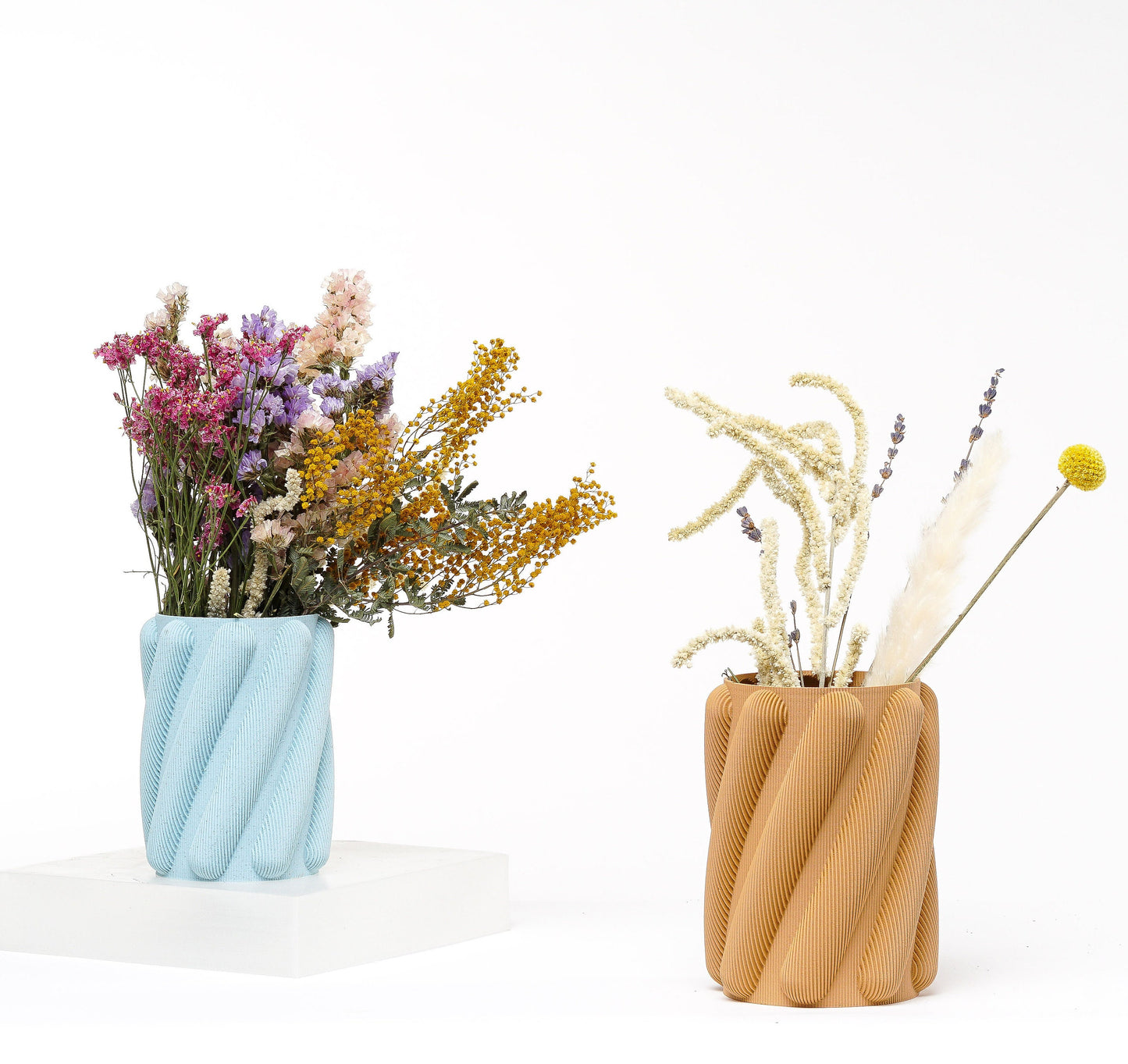 Brehmwood Creative Spaghetti Modern Contemporary Vase by Kowafat.