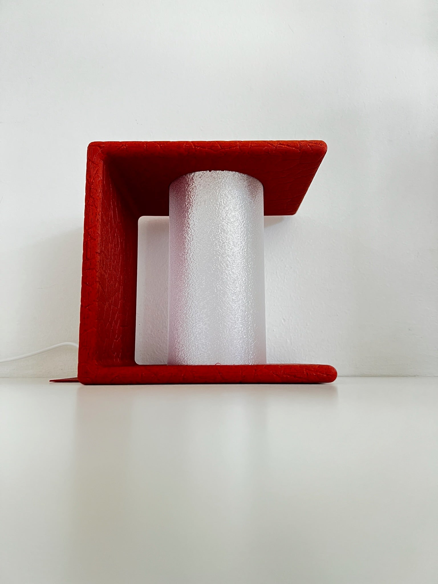 Chic Ancient Marble Mood Bookend producing a warm diffuse light, ideal for decoration.