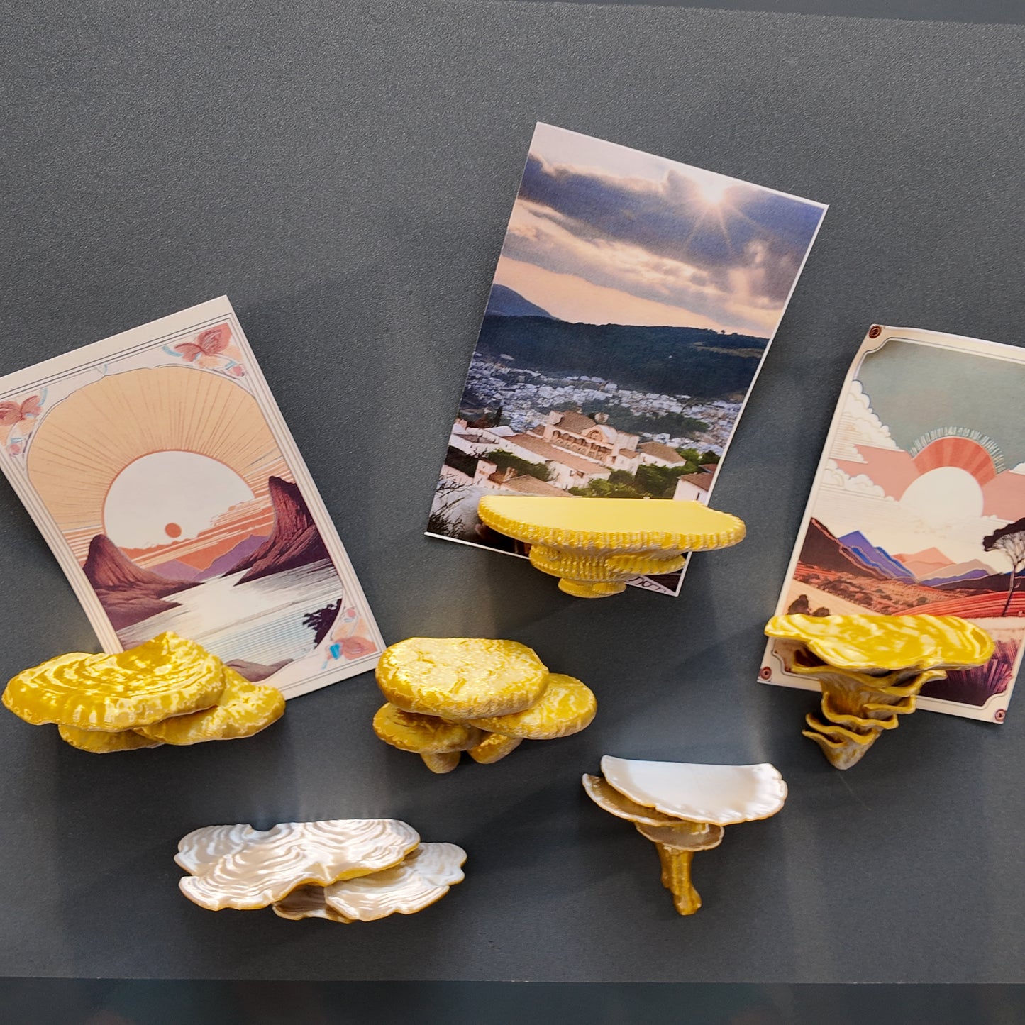 Mushroom Fridge Magnets Kit | Set of 6 | Kitchen Decor | Nature Inspired | Cottage Core