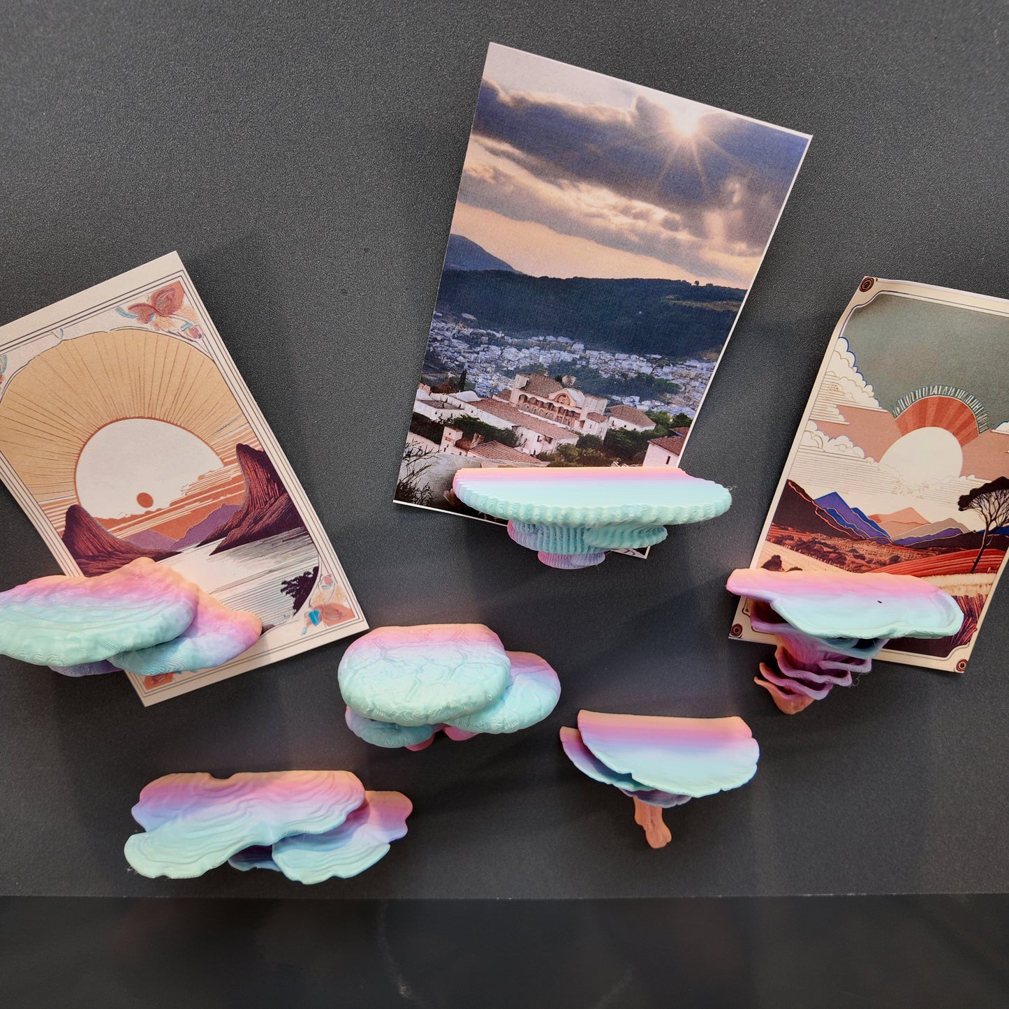 Mushroom Fridge Magnets Kit | Set of 6 | Kitchen Decor | Nature Inspired | Cottage Core