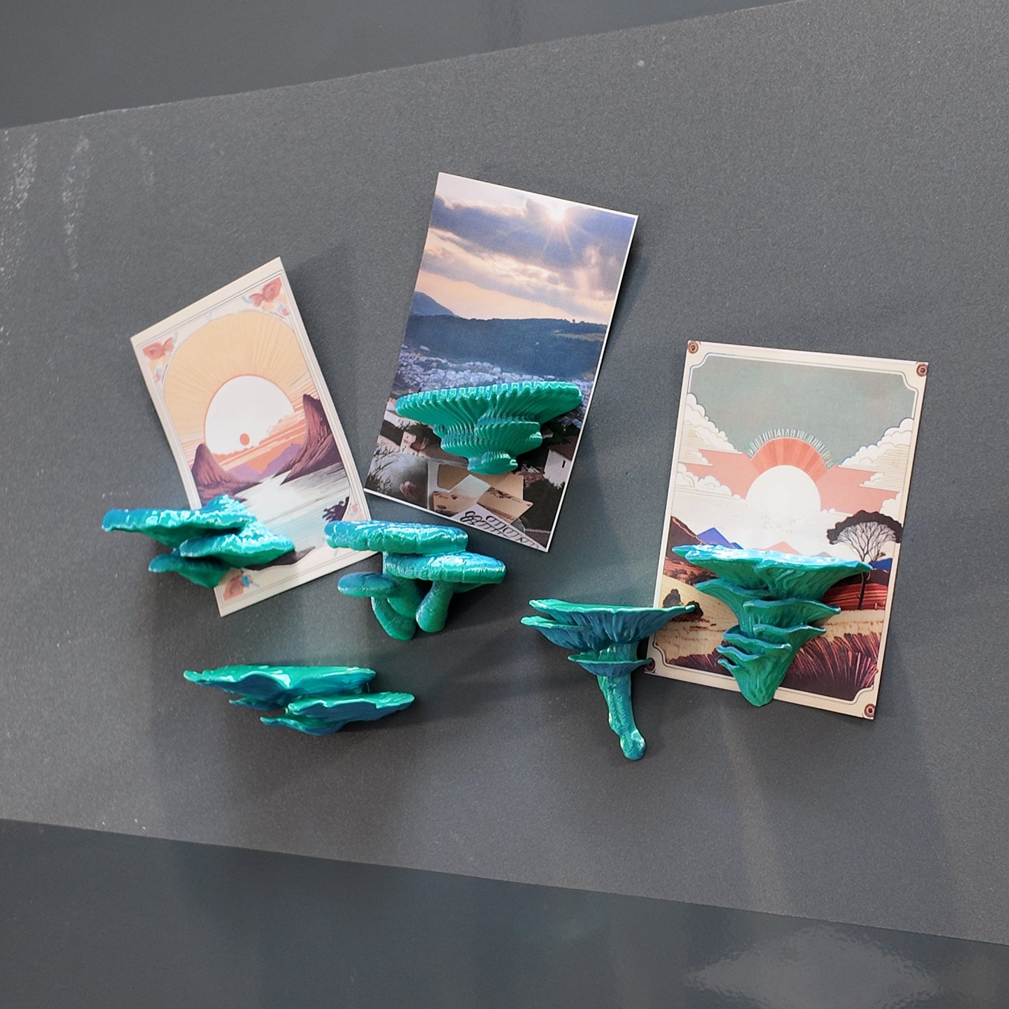 Mushroom Fridge Magnets Kit | Set of 6 | Kitchen Decor | Nature Inspired | Cottage Core