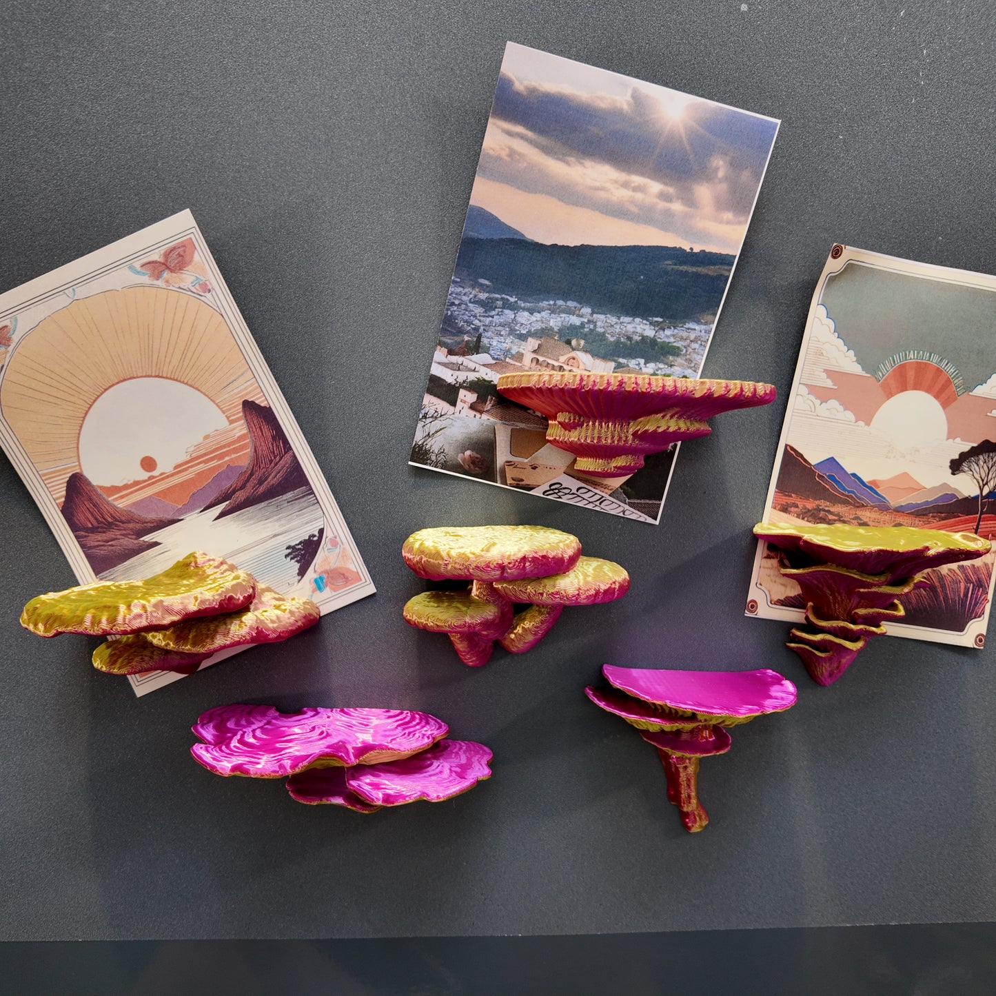 Mushroom Fridge Magnets Kit | Set of 6 | Kitchen Decor | Nature Inspired | Cottage Core