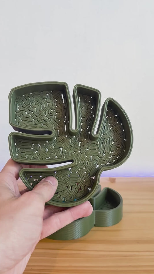 Monstera Valet Tray – Nature-Inspired Leaf Catchall for Keys, Jewelry & Daily Essentials